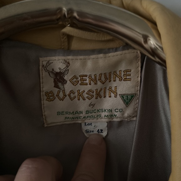 Berman Brothers Buckskin Fringe Jacket NEW - Picture 2 of 5